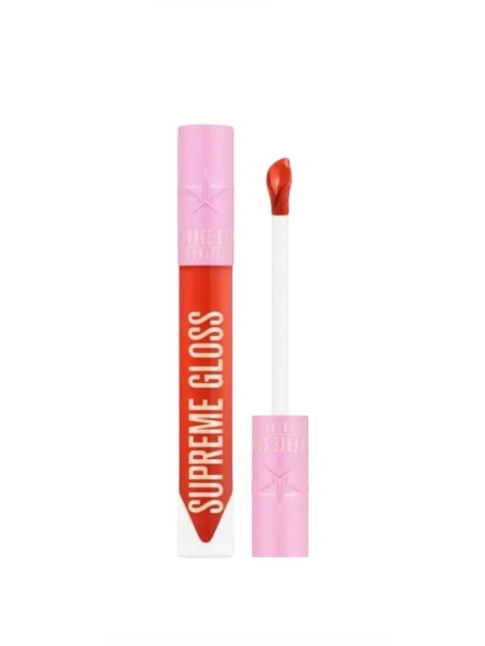Jeffree Star Supreme Gloss “Everybody Knows” NIB Bold Red Orange Lip Gloss